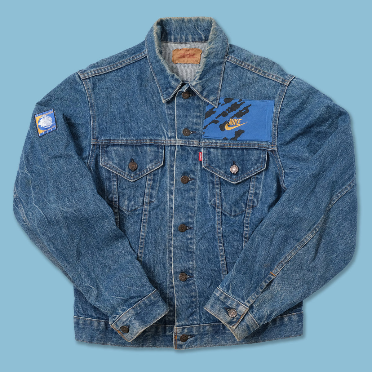 nike challenge court denim jacket