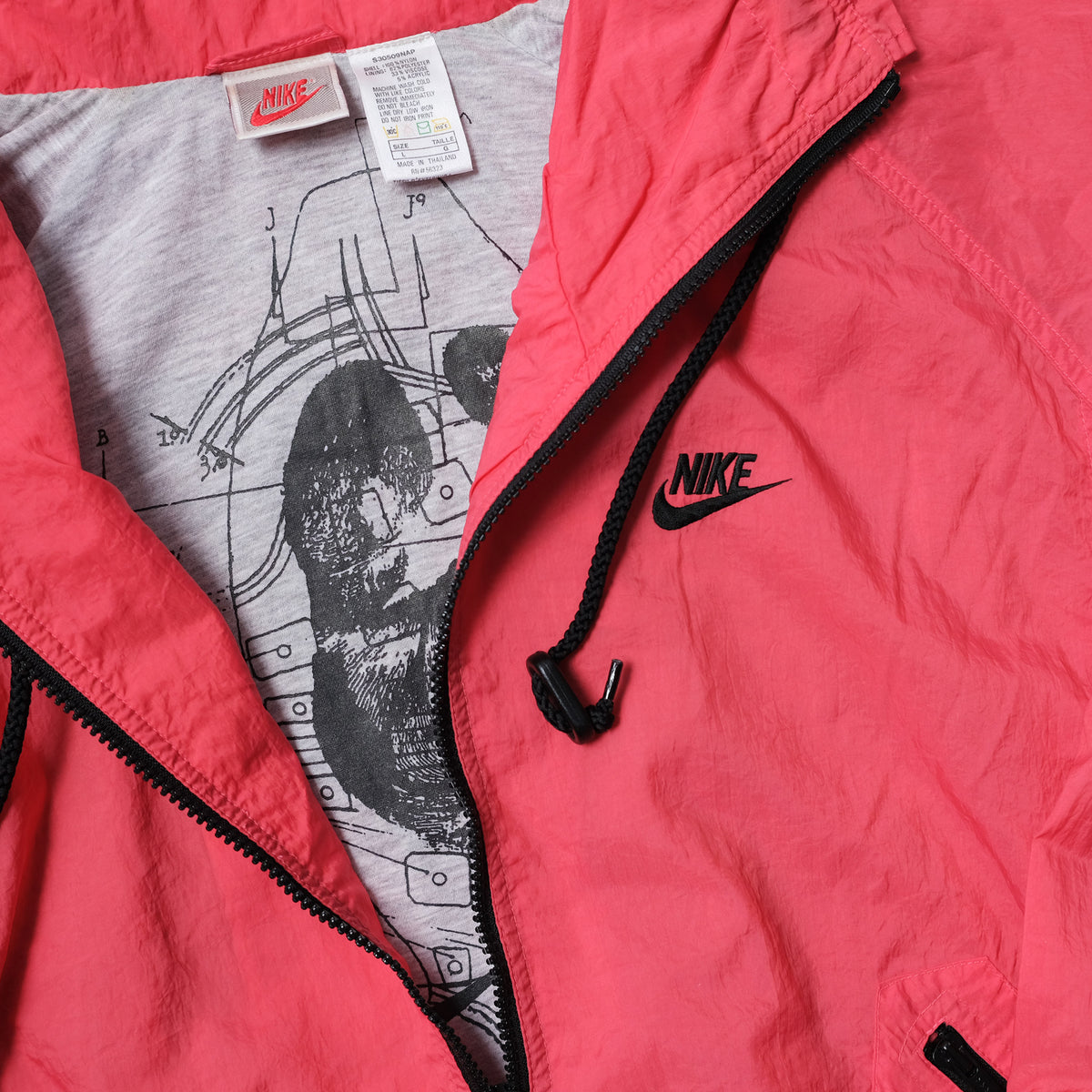 Vintage Nike Track Jacket Large 