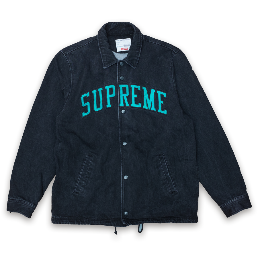 supreme denim coaches jacket