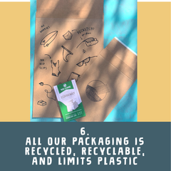 ecoenclose recycled packaging materials with custom Hakuna wear print