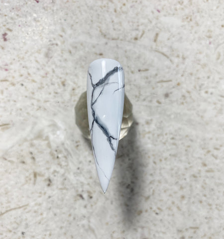 How to: marble nail design