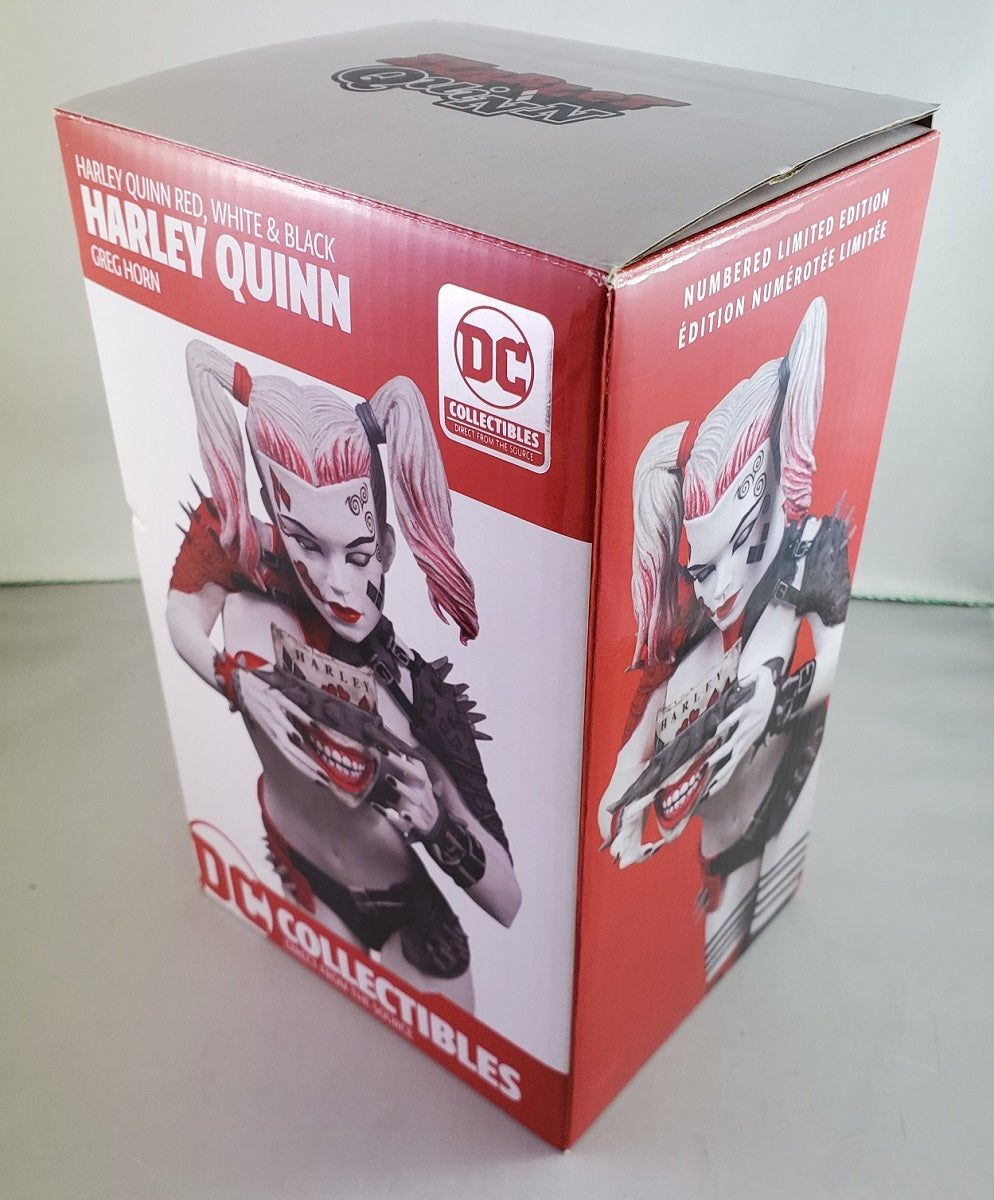 DC Comics Harley Quinn Red White & Black Statue By Greg Horn 