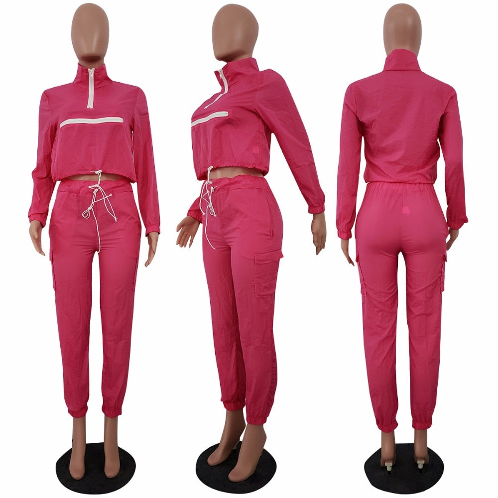 neon tracksuit set