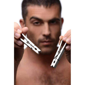 Tom of Finland Bros Pin Stainless Steel Nipple Clamps