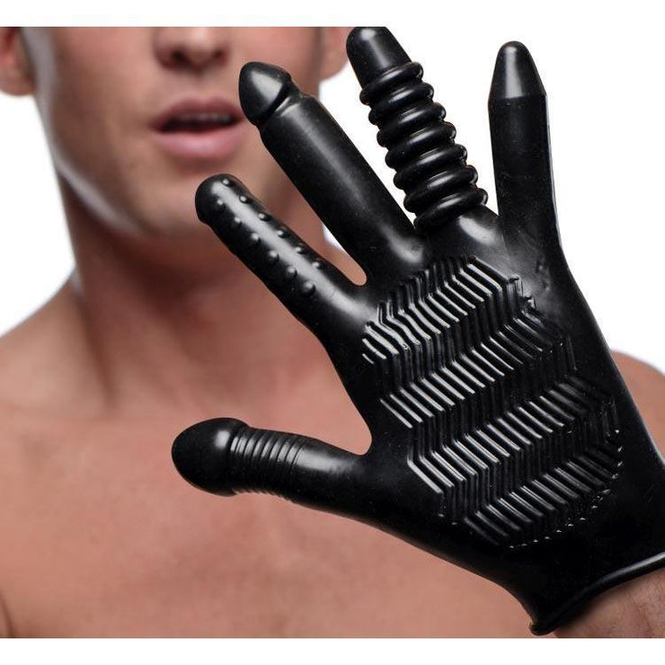 Sexy gloves fan xxx pic