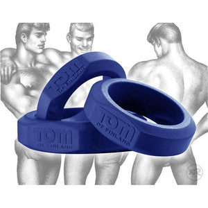 Tom of Finland 3 Piece Silicone Cock Ring Set