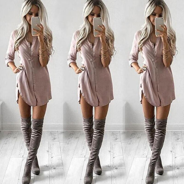 t shirt dress with knee high boots