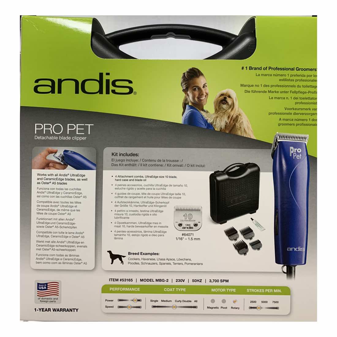 andis pro pet clippers