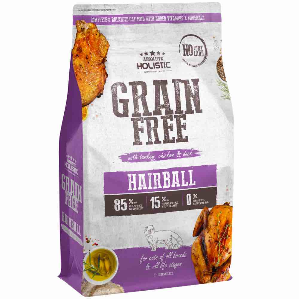 grain free hairball dry cat food