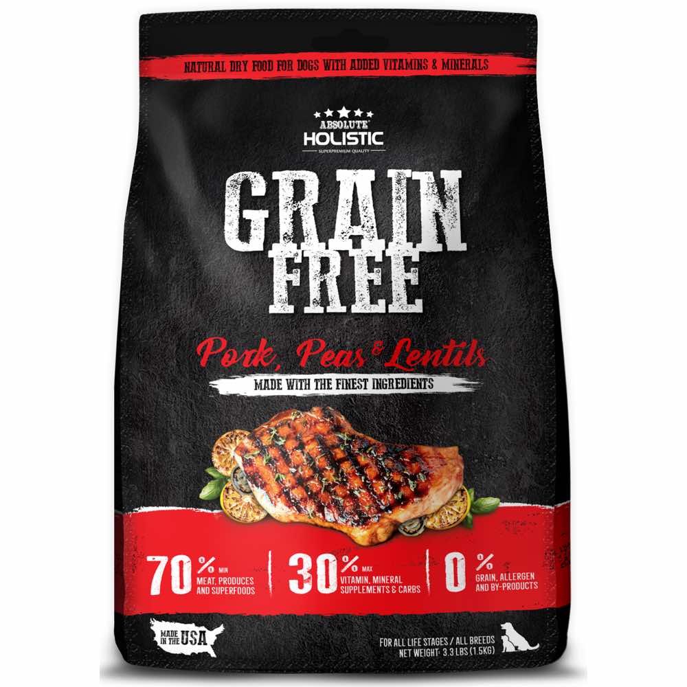 grain free pork dog food