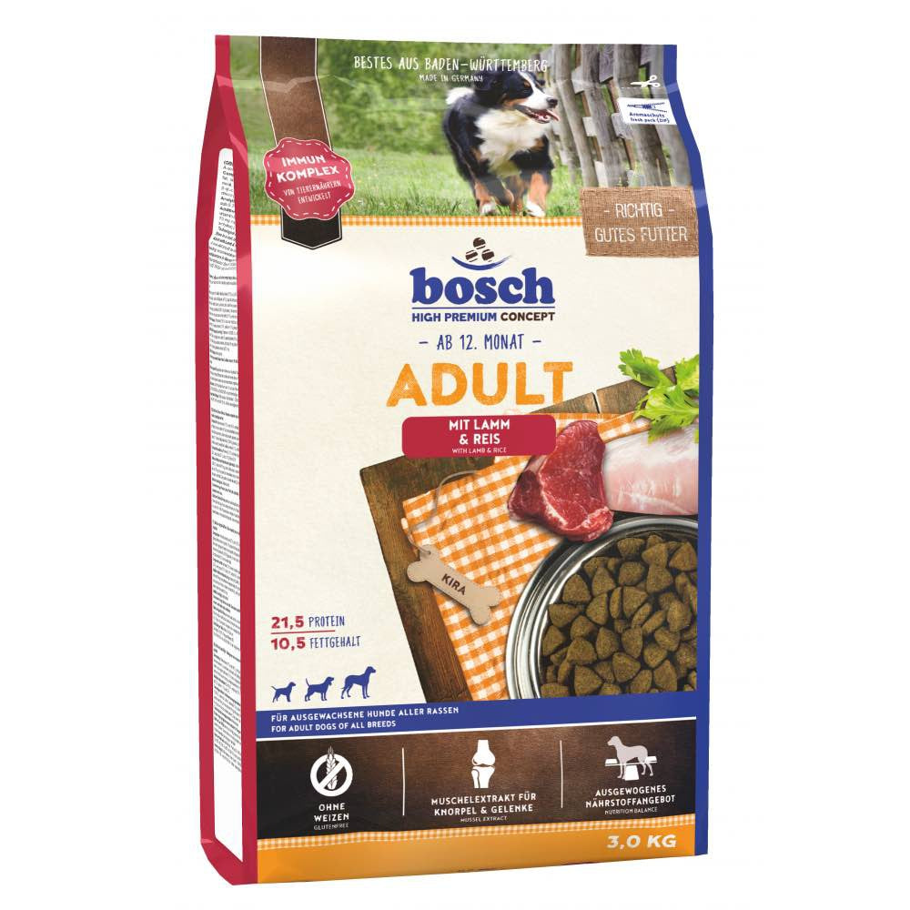 Bosch High Premium Adult Lamb \u0026 Rice 