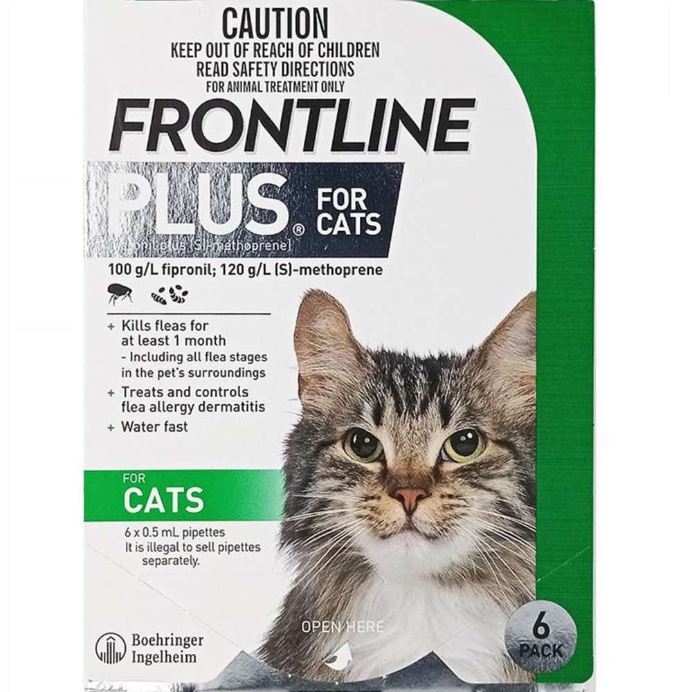 can you use frontline plus for dogs on cats