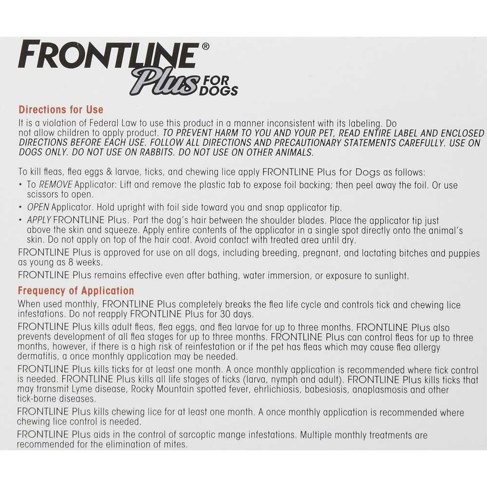 can i put frontline on my dog while pregnant