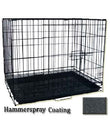 Sweety Foldable Dog Cage With Pan Base Hammer Spray