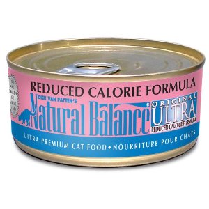 natural balance reduced calorie canned cat food