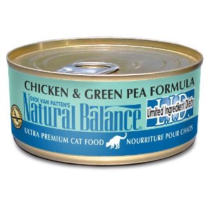 natural balance chicken and pea cat food