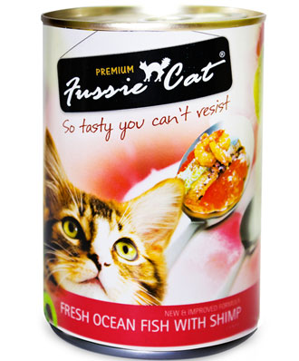 Amazon Com Fussie Cat Wet Food Cat Tuna Salmon 2 8oz Can Adult Cat Food Pet Supplies