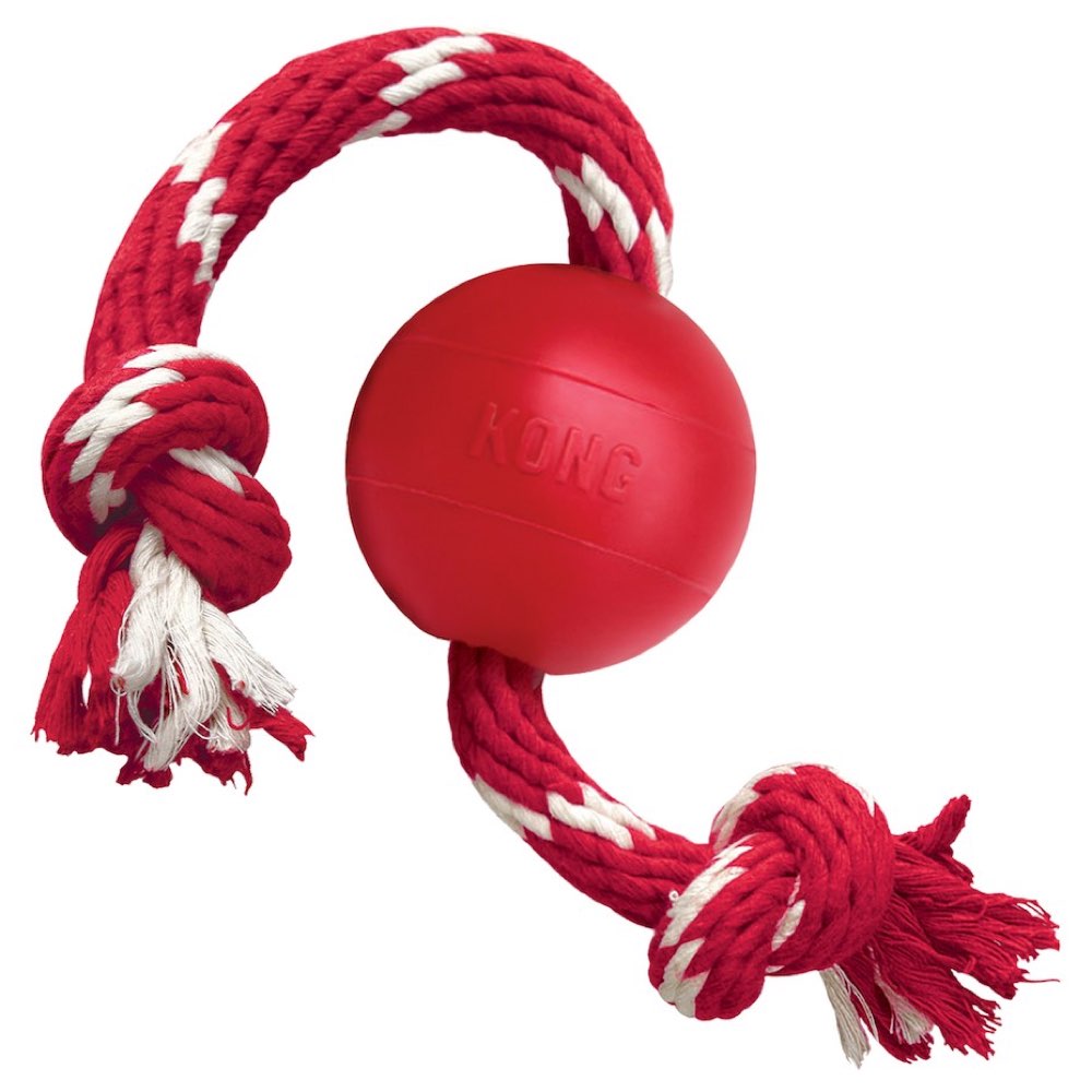 dog tug toy with ball