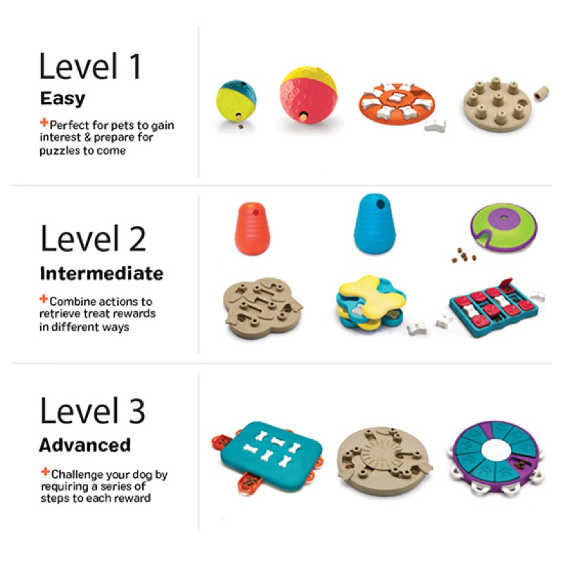 Level 3 Advanced Dog Smart Interactive Treat Puzzle Dog Toy 