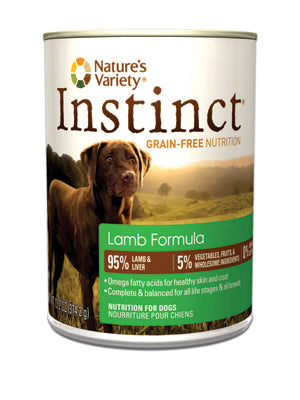 nature's variety instinct canned dog food