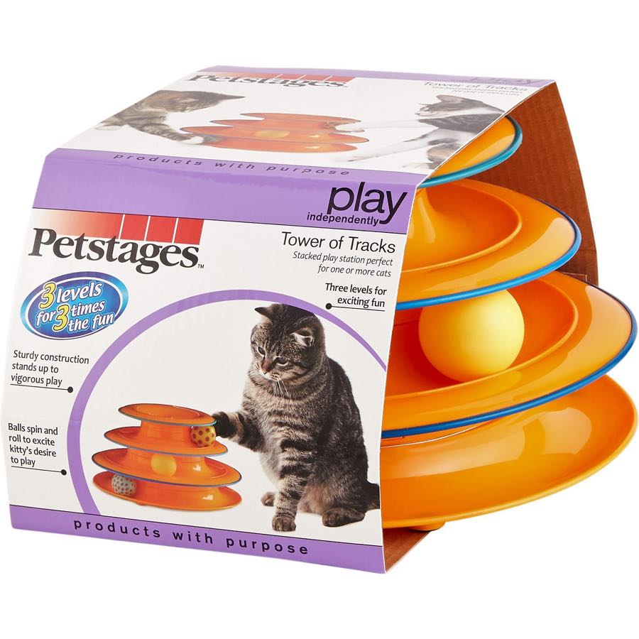 petstages tower of tracks cat toy