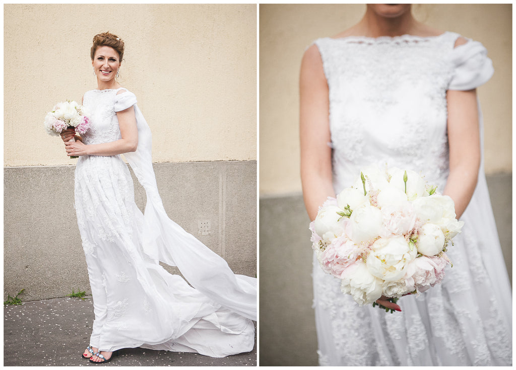 peonies bridal bouquet