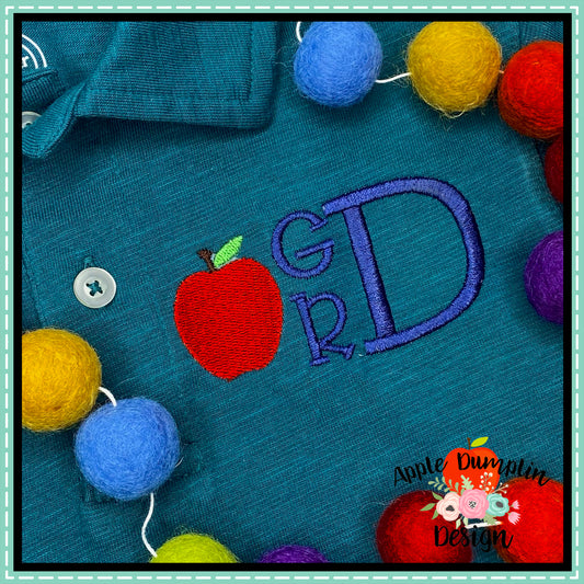 Apple Mini Embroidery Design, Embroidery