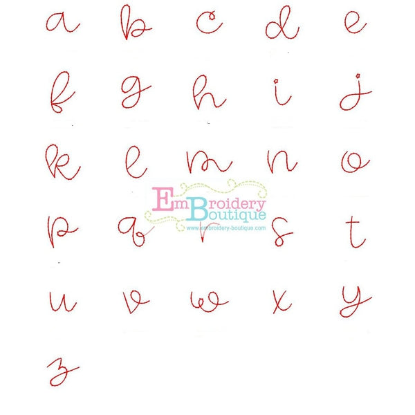 Vanilla Cupcake Embroidery Font, Embroidery Font