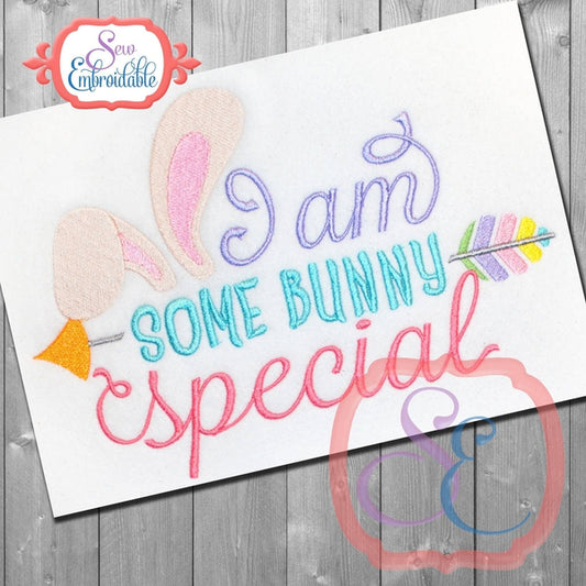 Some Bunny Special Embroidery Design, Embroidery