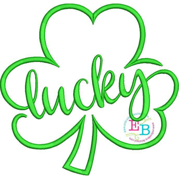 Lucky Shamrock Design, Embroidery