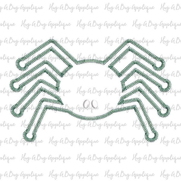 Spider Zig Zag Stitch Applique Design, Applique