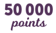 50,000 points