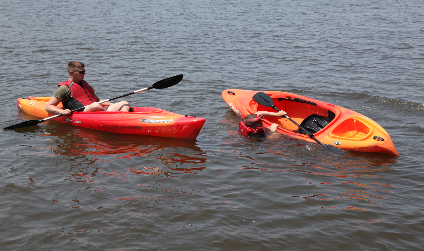 Paddle Board vs Kayak - capsize