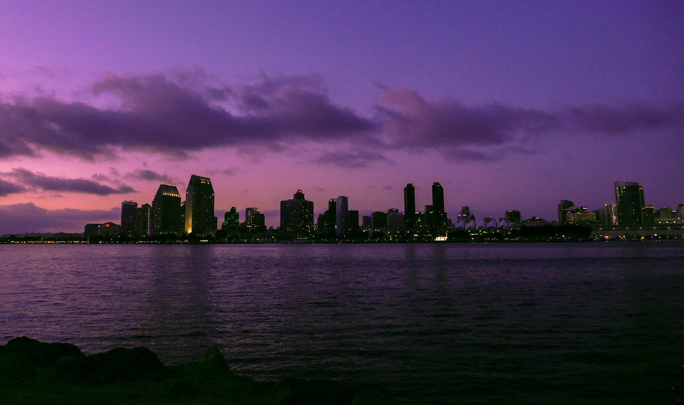 Coronado Tidelands Park Paddle Boarding at Dusk