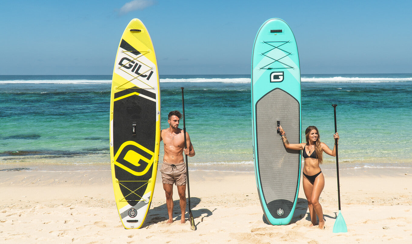 Paddle Boards come in different shapes and sizes