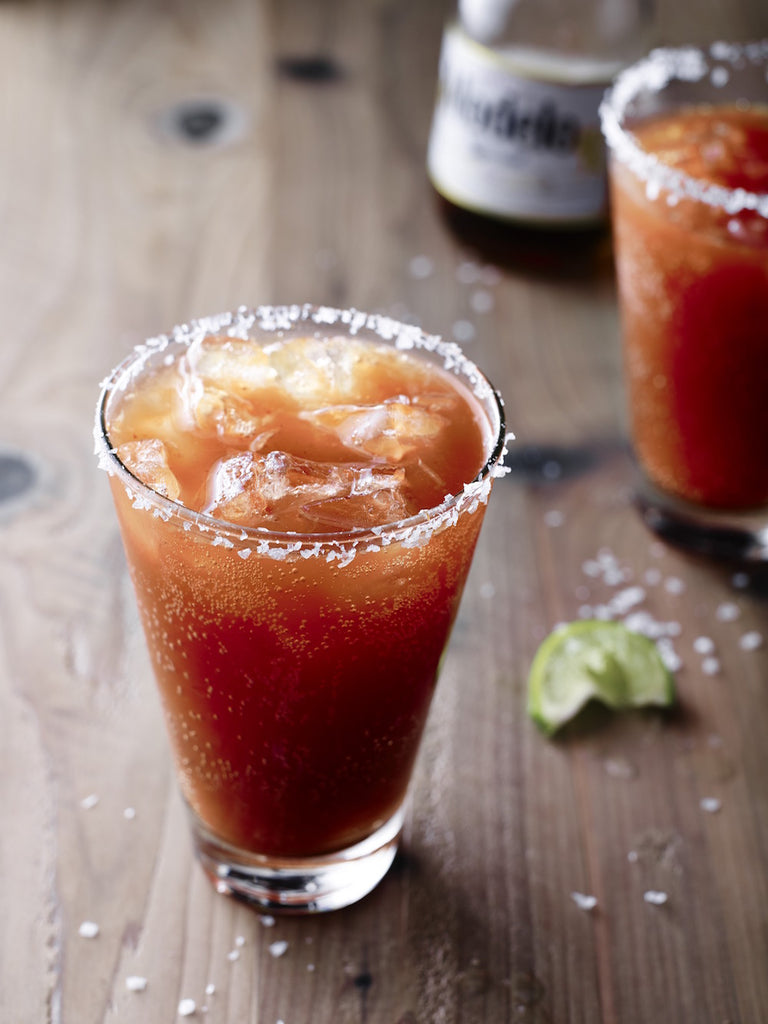 Yellow BirdHot Sauce Michelada