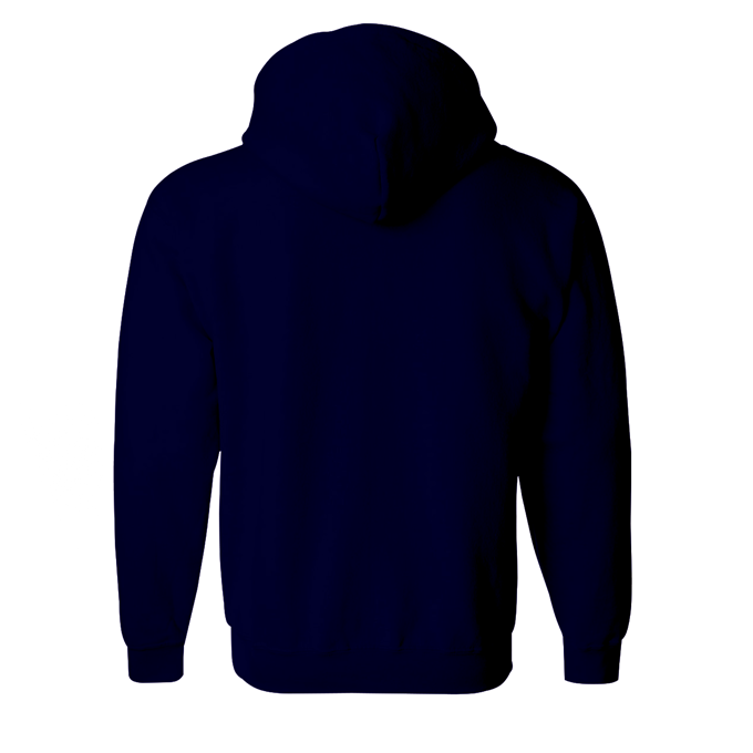 plain navy hoodie