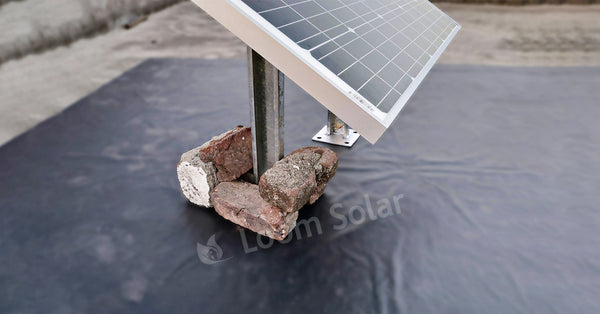 civil work of solar panel