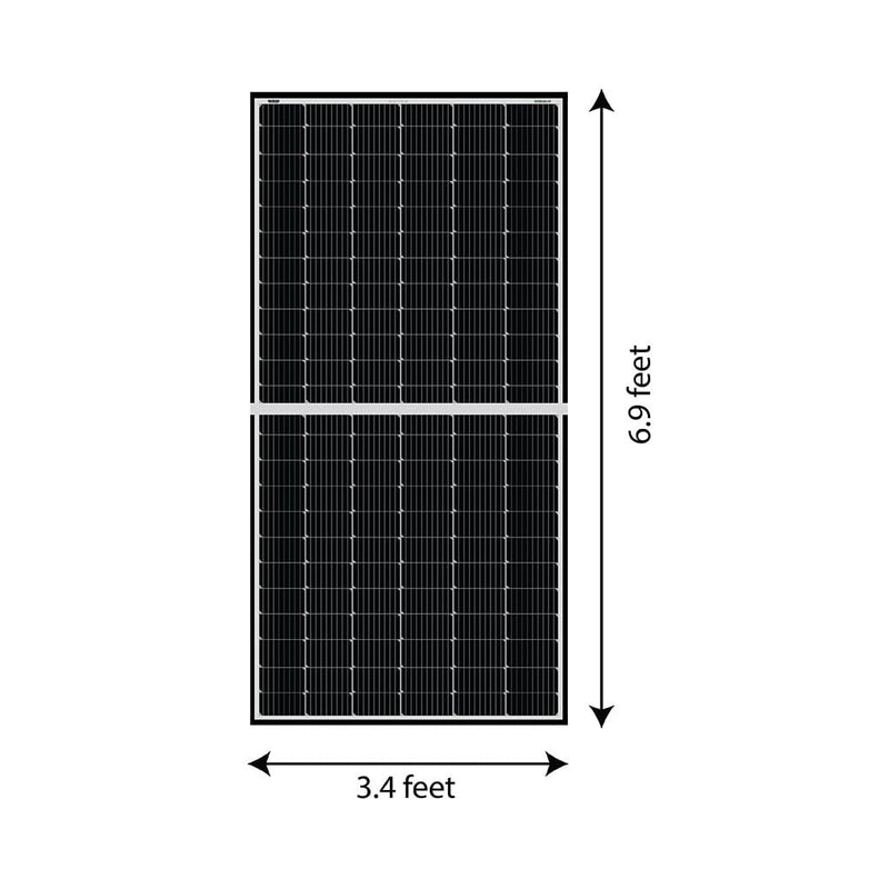 SHARK Bi-Facial Solar Panel, 440 - 530 Watt, 144 Cells, 9 Bus Bar
