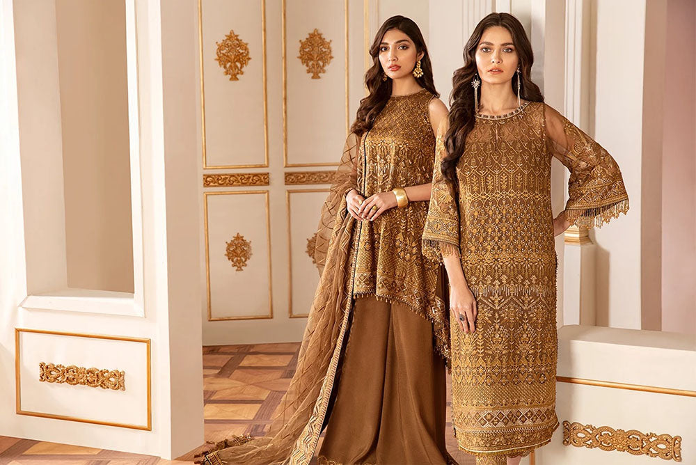 baroque Pakistani designer dresses