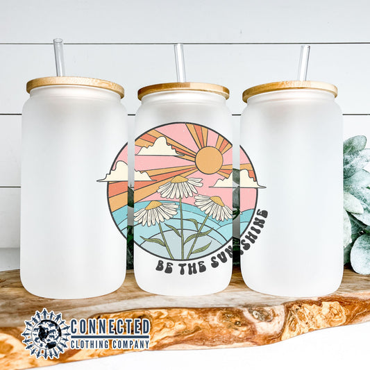 Be The Sunshine Glass Can - architectconstructor - 10% of proceeds donated to ocean conservation
