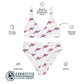 3D Shark Recycled Bikini - 2 piece high waisted bottom bikini - sweetsherriloudesigns - Ethically and Sustainably Made Apparel - 10% of profits donated to ocean conservation 