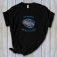 Black All Bodies Are Good Bodies Tee reads "All bodies are good bodies (even if they're a little squishy)." and has a comb jelly ctenophore illustration - sweetsherriloudesigns - Ethically and Sustainably Made - 10% donated to Mission Blue ocean conservation