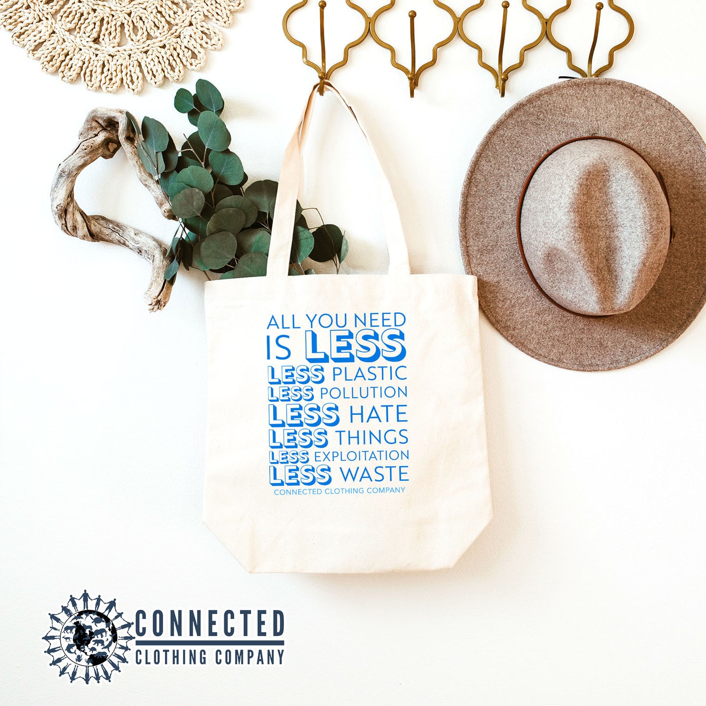 All You Need Is Less Tote - sweetsherriloudesigns - 10% of proceeds donated to ocean conservation