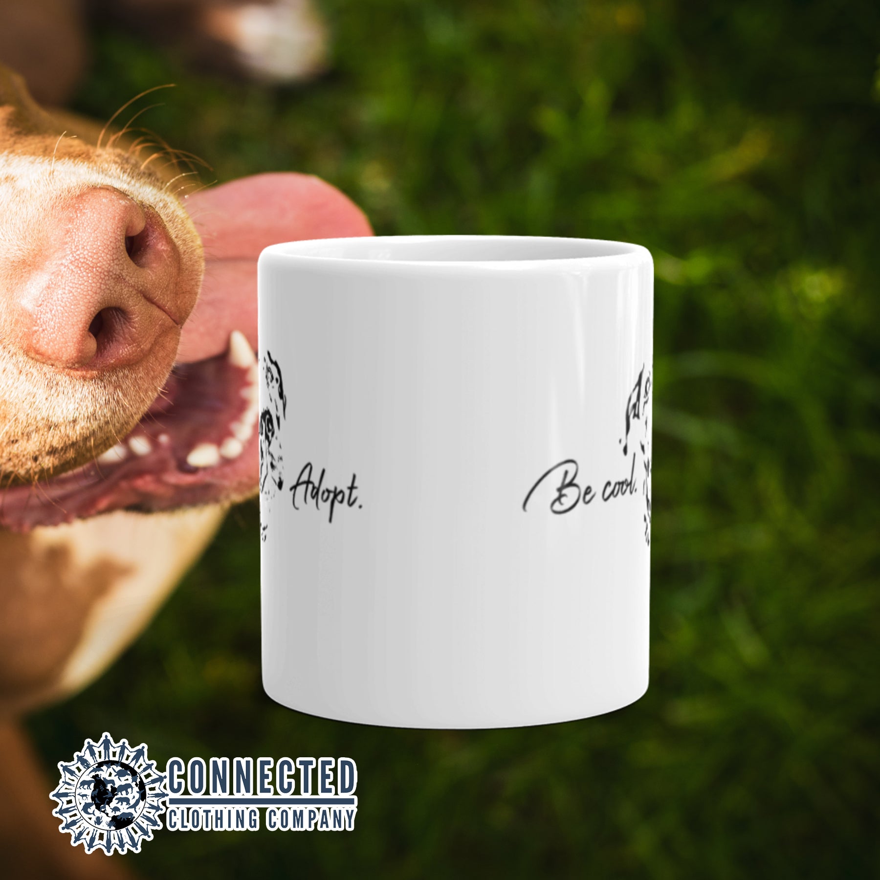 Be Cool Adopt Classic Mug - sweetsherriloudesigns - Ethically and Sustainably Made - 10% of profits donated to animal rescue organizations