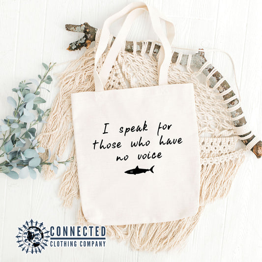 Be The Voice Shark Tote Bag - architectconstructor - 10% of proceeds donated to ocean conservation