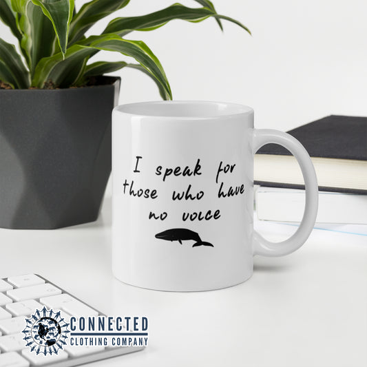 Be The Voice Whale Classic Mug - sweetsherriloudesigns donates 10% of the profits from this mug to Mission Blue ocean conservation