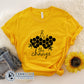 Gold Bee The Change Short-Sleeve Tee - sweetsherriloudesigns - 10% of profits donated to the Honeybee Conservancy