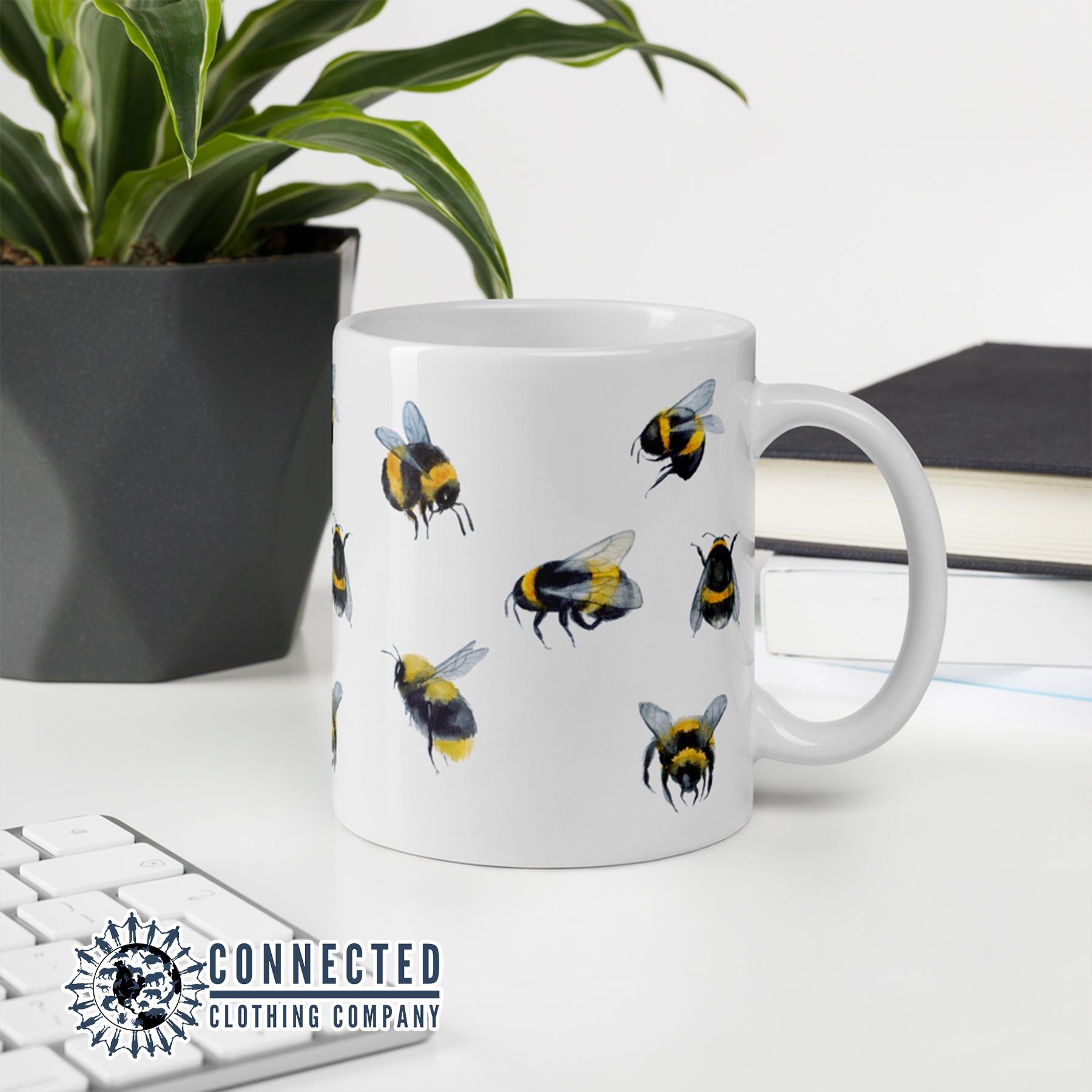 Bumblebee Classic Mug - sweetsherriloudesigns - Ethically and Sustainably Made - 10% of profits donated to bee conservation