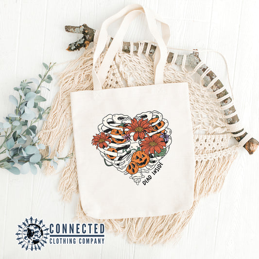 Dead Inside Tote Bag - getpinkfit - 10% of proceeds donated to ocean conservation